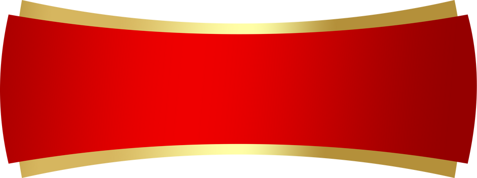 red banner curve gold